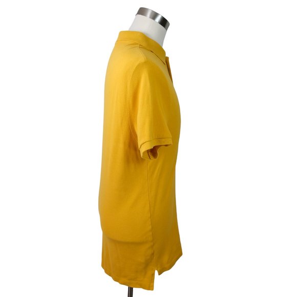 Express Polo Men's Medium Mustard Yellow 100% Cotton - Picture 9 of 9